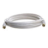 Coaxial cable 12ft RG-6 White M/M - - Mounts For Less