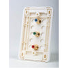Component Wall Plate (3 RCA female to female couplers) White - - Mounts For Less