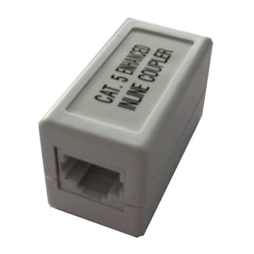Coupler for Ethernet cable network Cat5e RJ-45 F/F White - - Mounts For Less