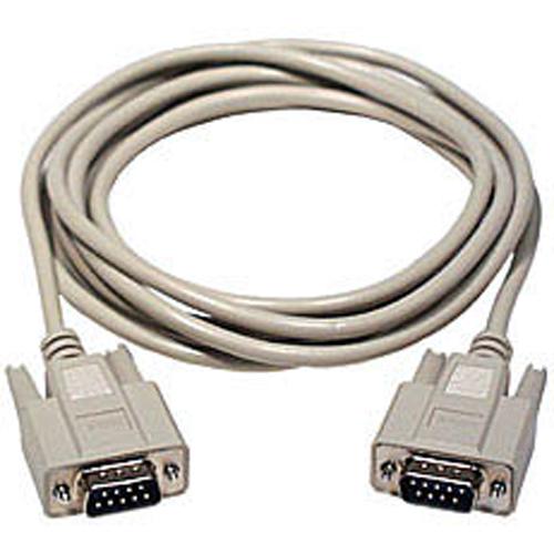 DB9 male to DB9 male cable 10ft Gray - - Mounts For Less