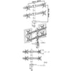 Desk mount bracket articulated for 4 monitors 10 - 24 in - - Mounts For Less