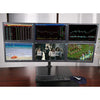 Desk mount bracket articulated for 6 monitors 13 - 24 in - - Mounts For Less