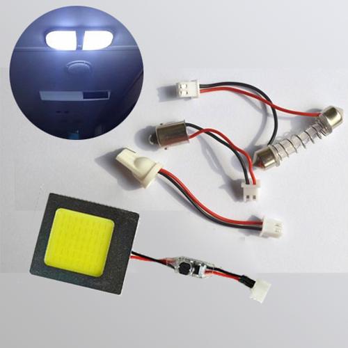 Dome Light COB LED, 48 LEDS, 42x37mm, White T10 BA9S festoon - - Mounts For Less