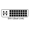 DVI-I Male/Male cable 10ft black - - Mounts For Less