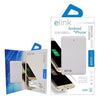 eLink EK-4735 USB Powerbank For Iphone & Android 4000 Mah White - - Mounts For Less