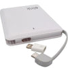 eLink EK-4735 USB Powerbank For Iphone & Android 4000 Mah White - - Mounts For Less