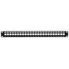 Empty Patch Panel for Keystone jacks 24 ports black 19" 1U - - Mounts For Less