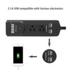 Erayak 150W Car Power Inverter DC 12V To 110V AC Converter With Dual USB Charger - - Mounts For Less
