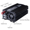 Erayak 400W Car Power Inverter DC 12V To 110V AC Converter With Dual USB Charger - - Mounts For Less