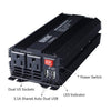 Erayak 500W Car Power Inverter DC 12V To 110V AC Converter With Dual USB Charger - - Mounts For Less