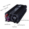 Erayak 500W Car Power Inverter DC 12V To 110V AC Converter With Dual USB Charger - - Mounts For Less