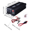 Erayak 500W Car Power Inverter DC 12V To 110V AC Converter With Dual USB Charger - - Mounts For Less