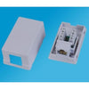 Ethernet RJ45 surface box 1 Port White - - Mounts For Less
