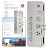 GE Surge Protectors 8 outlets 2100 Joules 4ft - - Mounts For Less