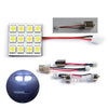 GlobalTone 12 White Leds for Roof Light 12 VDC Base 1156 T10 BA9S festoon - - Mounts For Less