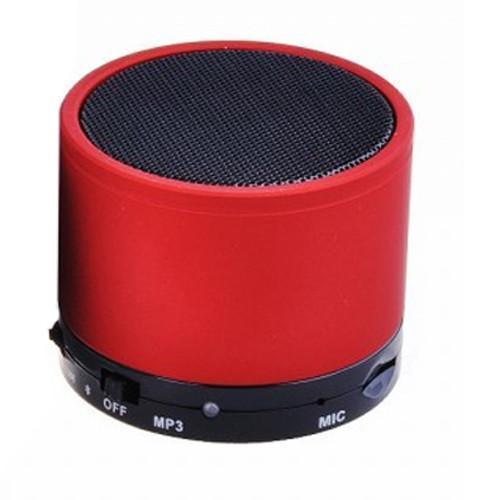 GlobalTone Bluetooth High Performance Portable Speaker + Micro SD Red - - Mounts For Less