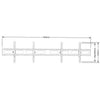 GlobalTone Double Tilt Wall Mount Flat Screen PLASMA LCD LED 2x 32" to 48" - - Mounts For Less