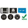 GlobalTone Wall mount articulated arm Universal LED LCD PLASMA 17"-37" - - Mounts For Less