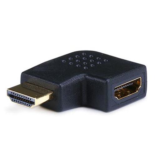 HDMI female to HDMI mâle angled flat left adapter 1080p 90 deg - - Mounts For Less