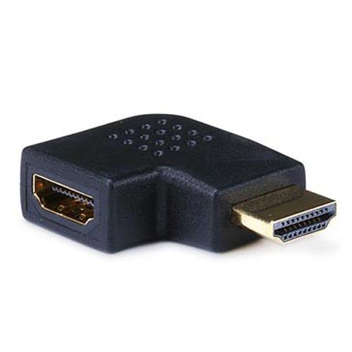 HDMI female to HDMI mâle angled flat right adapter 1080p 270 deg - - Mounts For Less