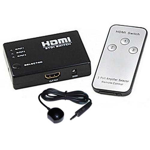 HDMI Switcher 3 inputs / 1 output + remote control 4K x 2K - - Mounts For Less