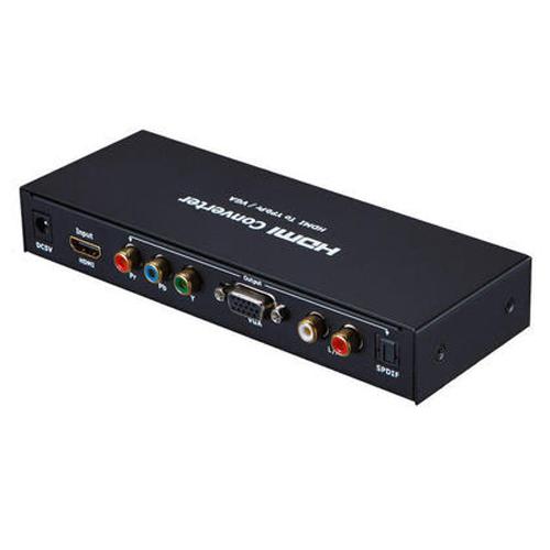 HDMI to Component + Audio RCA & VGA amplified converter - - Mounts For Less