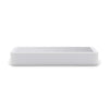 iHome ICVBT1WC Portable Mirror with LED Lighting, 6 '' X 8 '', Rechargeable with Bluetooth Speaker, White - - Mounts For Less