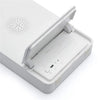 iHome ICVBT1WC Portable Mirror with LED Lighting, 6 '' X 8 '', Rechargeable with Bluetooth Speaker, White - - Mounts For Less