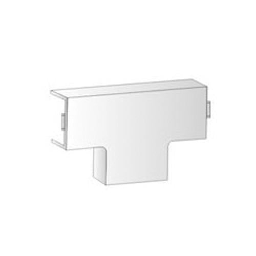 Linkit Security "T" Shape Union for PVC Cables Raceways #4 White 39x19mm - - Mounts For Less