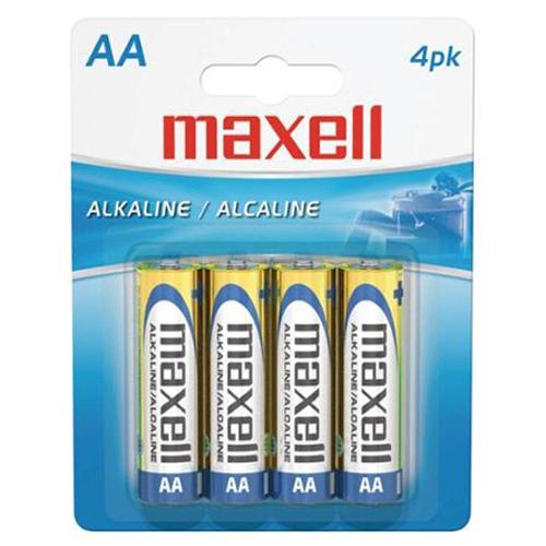 Maxell - AA Alkaline Batteries, 4 Pack - - Mounts For Less