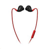 Maxell Pure Fitness PFIT-1 Headphones With Microphone Red And Black - - Mounts For Less