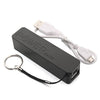 Mobile Battery backup PowerBank 2600mAh Lithium Black - - Mounts For Less