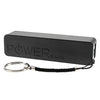 Mobile Battery backup PowerBank 2600mAh Lithium Black - - Mounts For Less