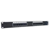 Patch Panel Cat6 16 ports with rack mount bracket UL - - Mounts For Less