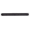 Patch Panel Cat6 24 ports with rack mount bracket UL - - Mounts For Less