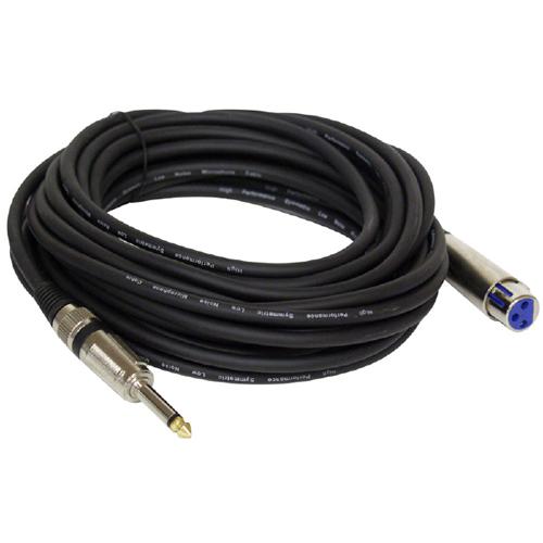 Professional Microphone Cable 1/4" Male to XLR Female 15ft - - Mounts For Less