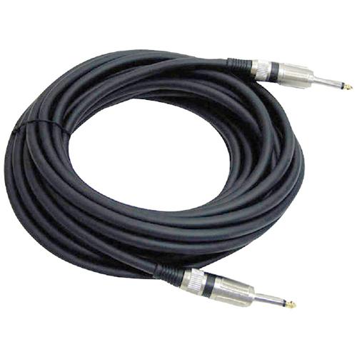 Professional Speaker Cable 1/4" Jack Male/Male Black 15ft - - Mounts For Less