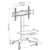 Rolling TV Cart for LED PLASMA LCD 32" to 55" - - Mounts For Less