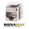 Signamax Keystone Connector Cat6a RJ-45 Punch Type 110 Female SHIELDED - - Mounts For Less