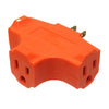 Splitter 1x3 for universal Power Cord Orange 1 Male / 3 Female - - Mounts For Less
