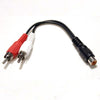 Splitter "Y" for audio cables RCA jacks 1xF / 2xM - - Mounts For Less