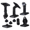 Swivel satellite speaker mounts for home theaters kit of 5 Black - - Mounts For Less