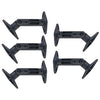 Swivel satellite speaker mounts for home theaters kit of 5 Black - - Mounts For Less