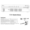 SyncSound SS-S6-I 6 Pairs Stereo Speaker Selector Box With Impedance Protection - - Mounts For Less