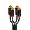 SyncWire Audio Cable 2X RCA Male/Male With Metal Connectors 10m - - Mounts For Less