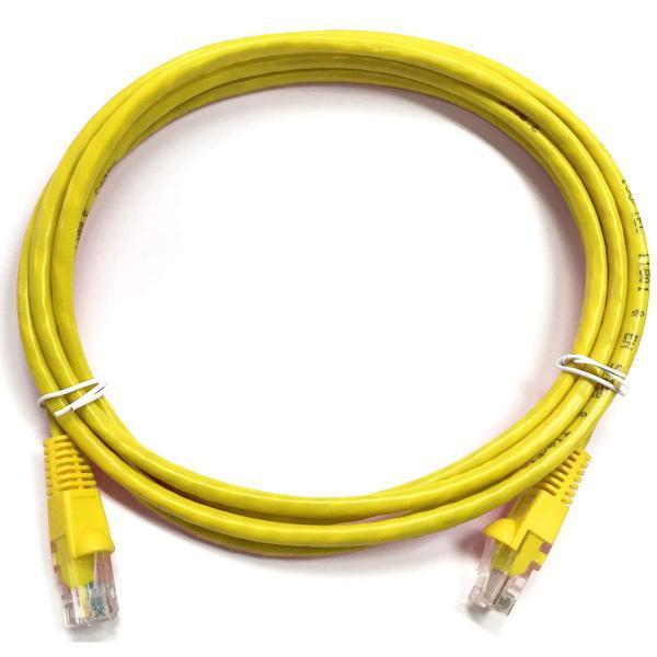 TechCraft Câble ethernet réseau Cat5e 350MHz RJ-45 150 Feet Yellow - - Mounts For Less