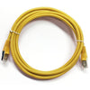 TechCraft Ethernet cable network Cat5e RJ-45 shielded 1 ft Yellow - - Mounts For Less