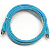 TechCraft Ethernet cable network Cat5e RJ-45 shielded 20 ft Light Blue - - Mounts For Less