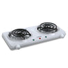 Toastess THP433 Portable Double Burner Cooktop White - - Mounts For Less
