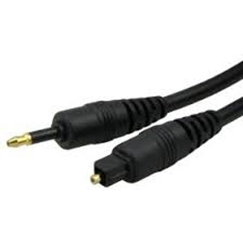 Toslink to Mini-Toslink Audio Fiber Optic Cable 3 ft - - Mounts For Less
